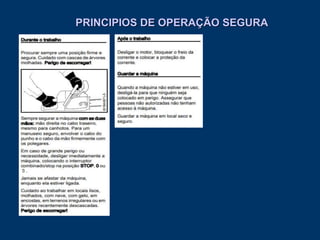 PRINCIPIOS DE OPERAÇÃO SEGURA
 