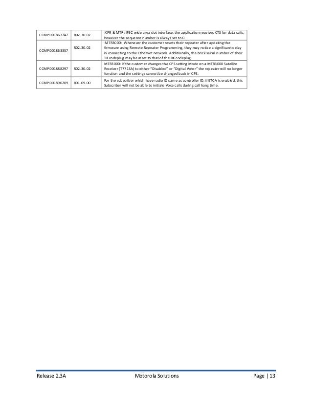 mototrbo cps 13 mototrbo cps 13