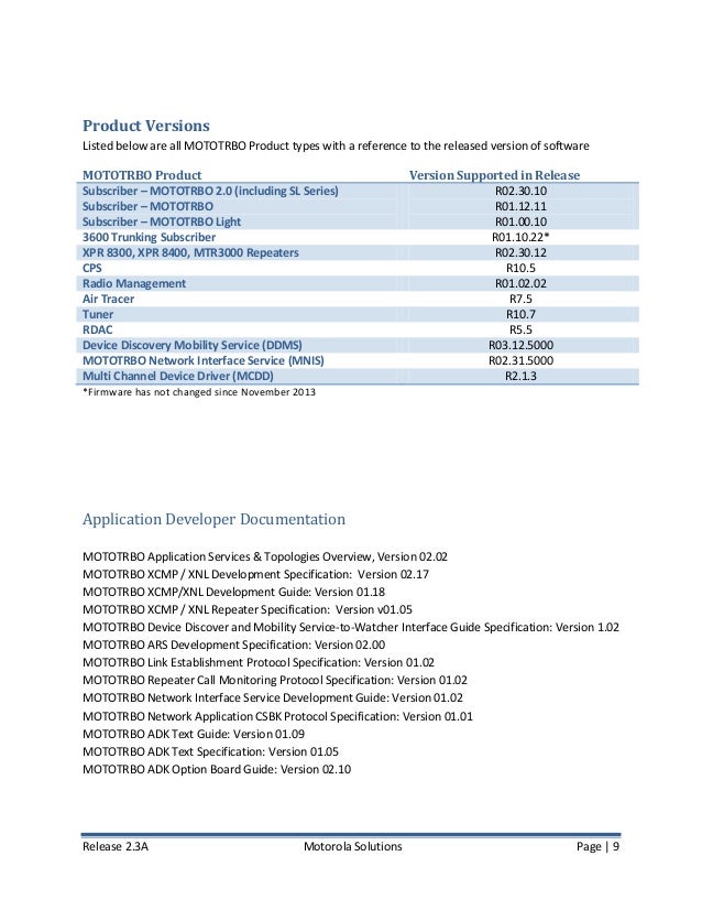 Motorola Cps Programming Software Questionnaire