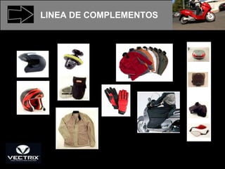 Tenemos diferentes cuotas, te cuento: Precio de la moto 8.800€ + IVA. Total precio 10.400€. Entrada de 6.400€ y pagarían una mensualidad de 123€ durante las 48 cuotas. Entrada de 5.400€ y pagarían una mensualidad de 148€ durante las 48 cuotas. Entrada de 3.400€ y pagarían una mensualidad de 198€ durante las 48 cuotas. Sin entrada sería una cuota de 283€ durante las 48 cuotas. Las cantidades incluyen IVA e Impuestos. LINEA DE COMPLEMENTOS 