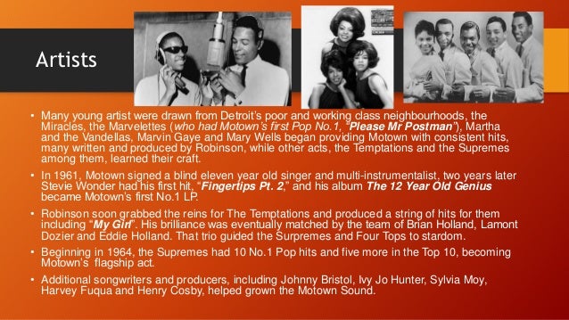 Motown Record Label Case Study