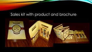 Sales kit with product and brochure
 