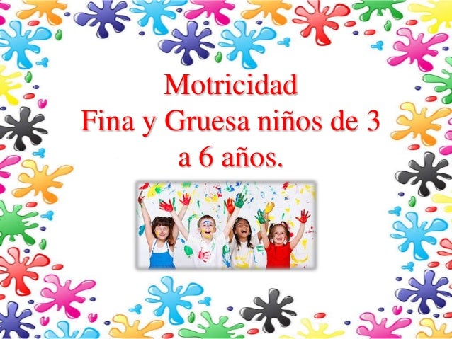 actividades motricidad gruesa para niños de 3 a 4 años