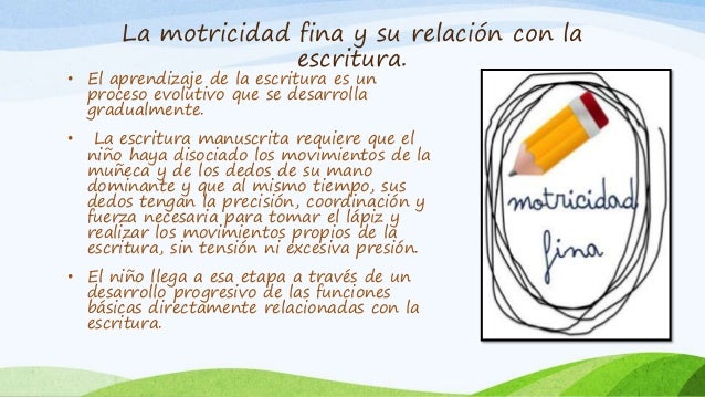 Motricidad fina