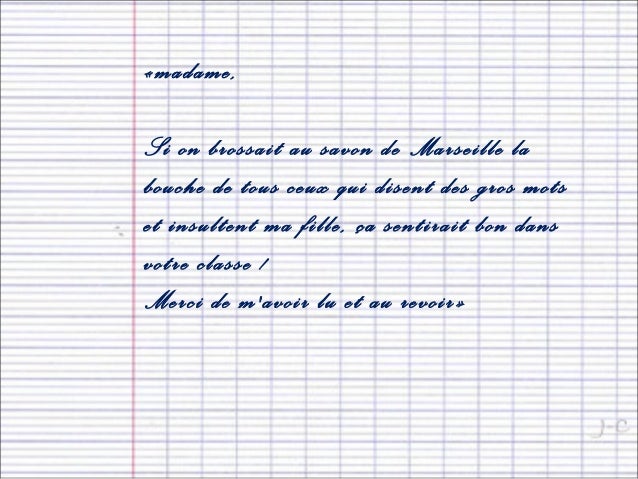 lettre d excuse pour absence ecole