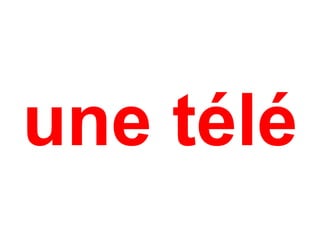 une télé