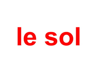 le sol