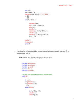 Mot so ham do hoa trong c c++ | PDF