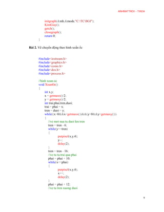 Mot so ham do hoa trong c c++ | PDF