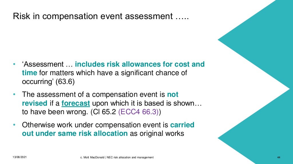 NEC Contracts The Risk Register/Early Warning Register and risk all…