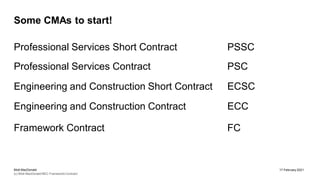 NEC Framework Contract webinar | PDF