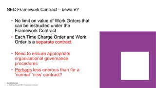 NEC Framework Contract webinar | PDF