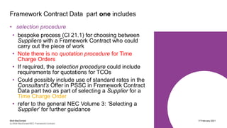 NEC Framework Contract webinar | PDF