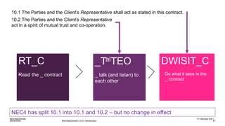 NEC Framework Contract webinar | PDF