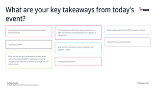 NEC Framework Contract webinar | PDF