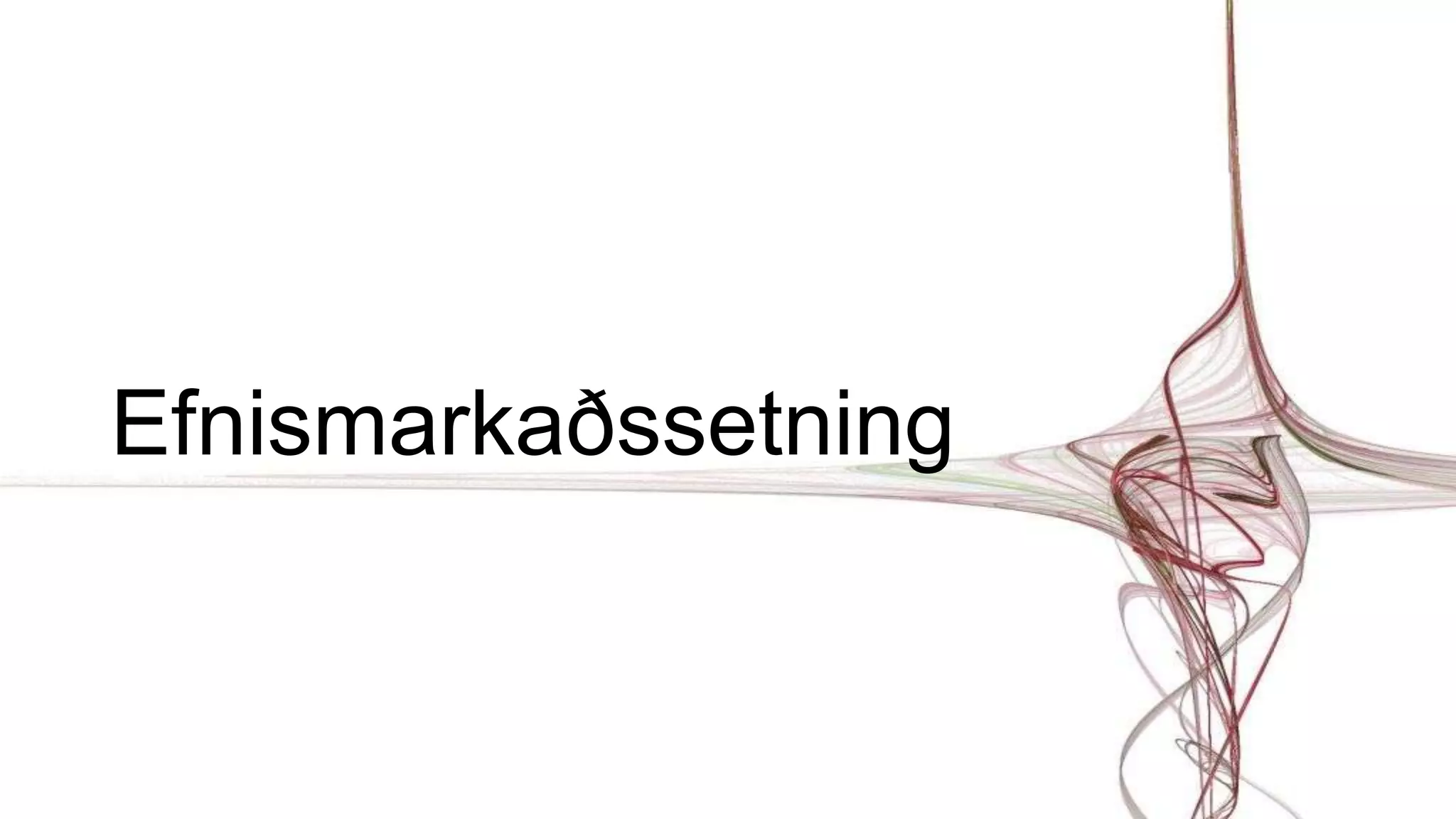 Efnismarkaðssetning
 