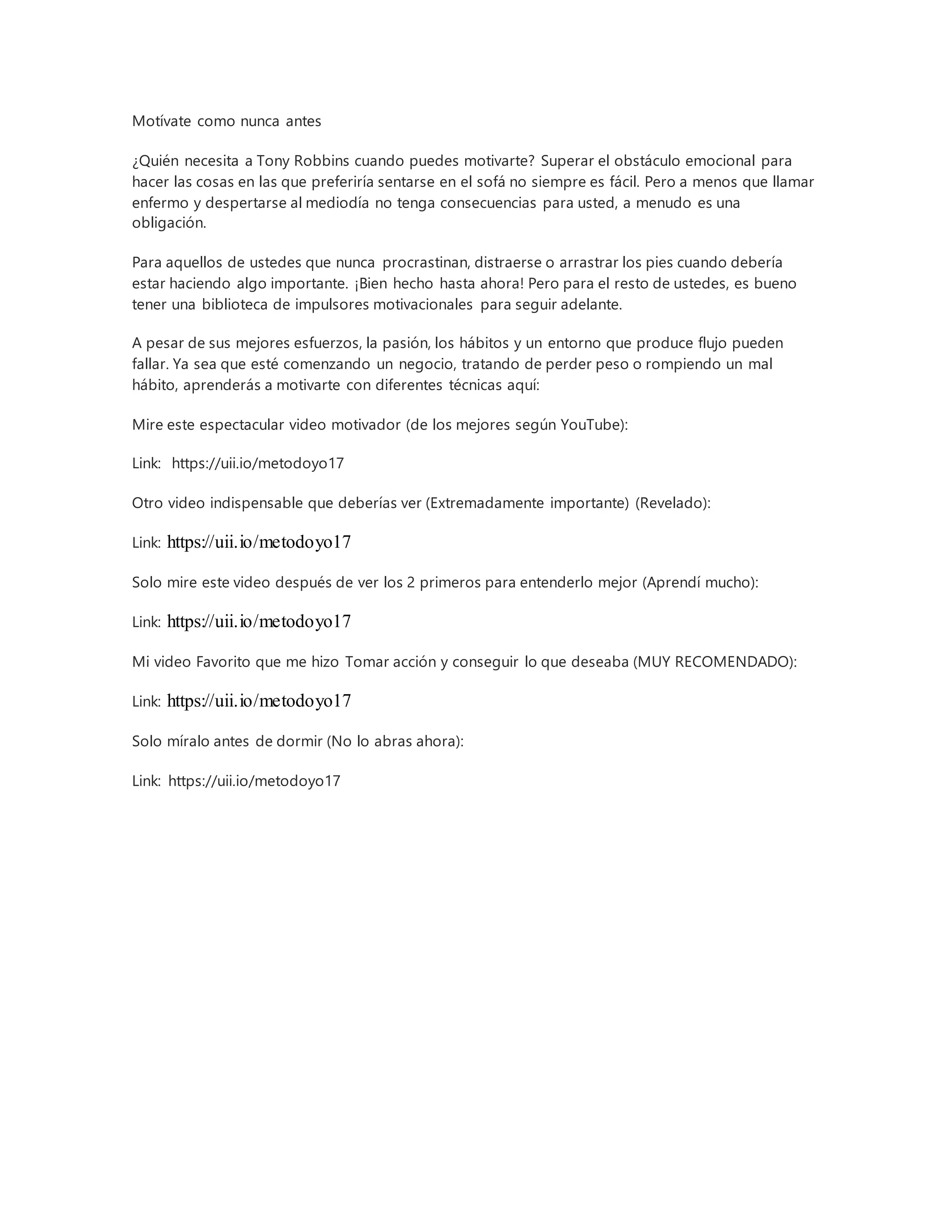 Motívate como nunca antes PDF