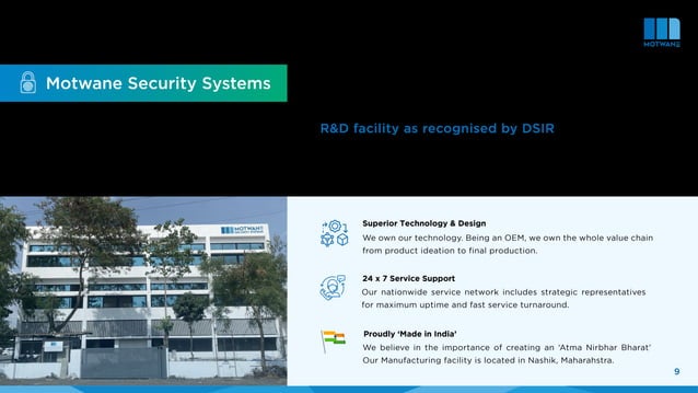 Motwane Security Systems Company Profile Pdf