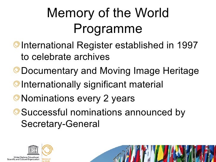 UNESCO UK Memory of the World Register