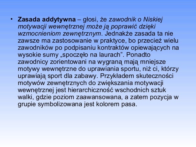 Motywacja W Sporcie