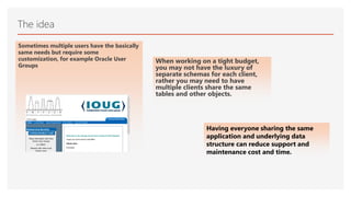 MOUG17: How to Build Multi-Client APEX Applications | PDF
