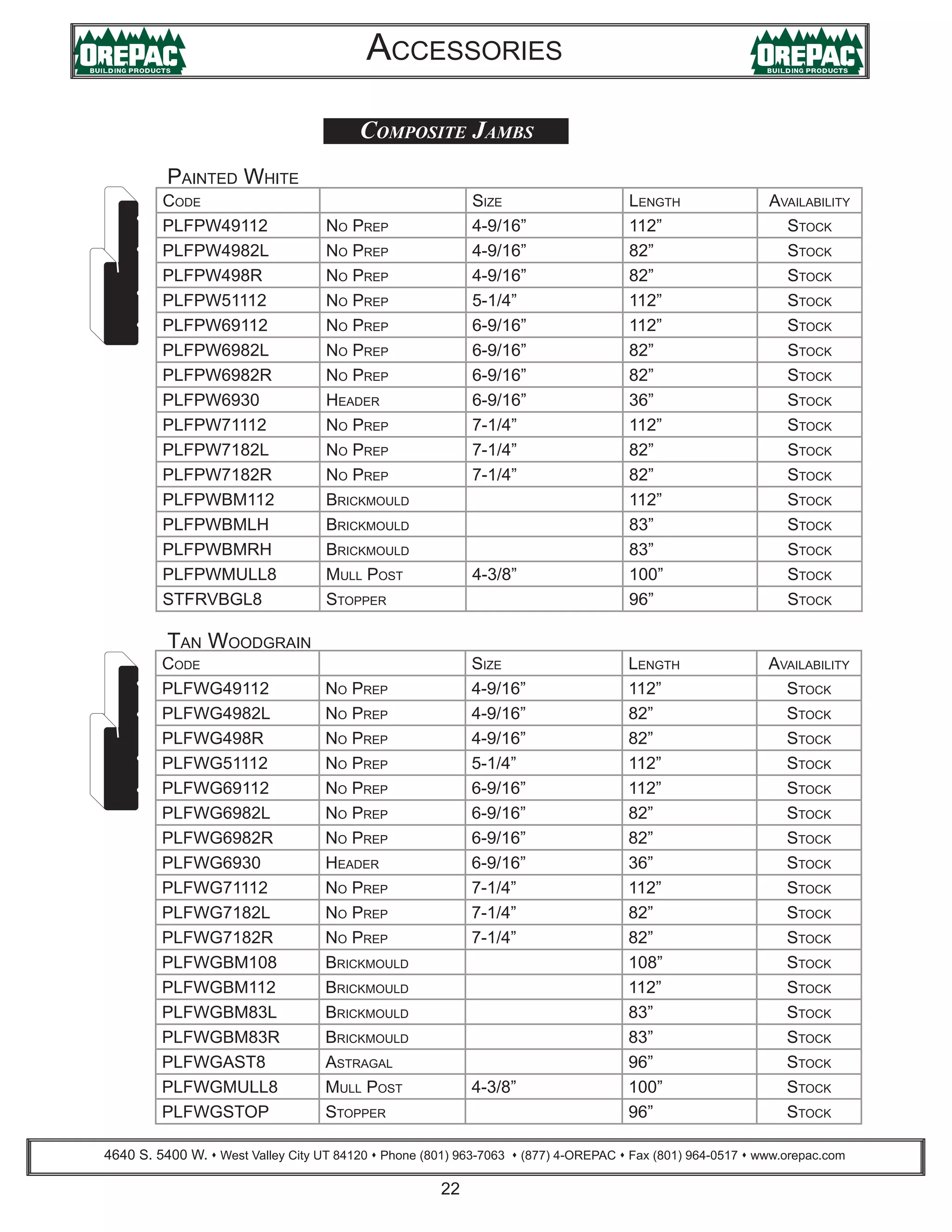 Orepac Moulding Catalog PDF