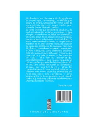 Moulian tomas   el consumo me consume