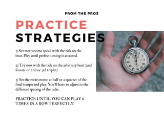 How to use metronome for practice - 5 effective strategies
