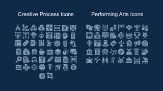 Creative Process Icons Performing Arts Icons
 