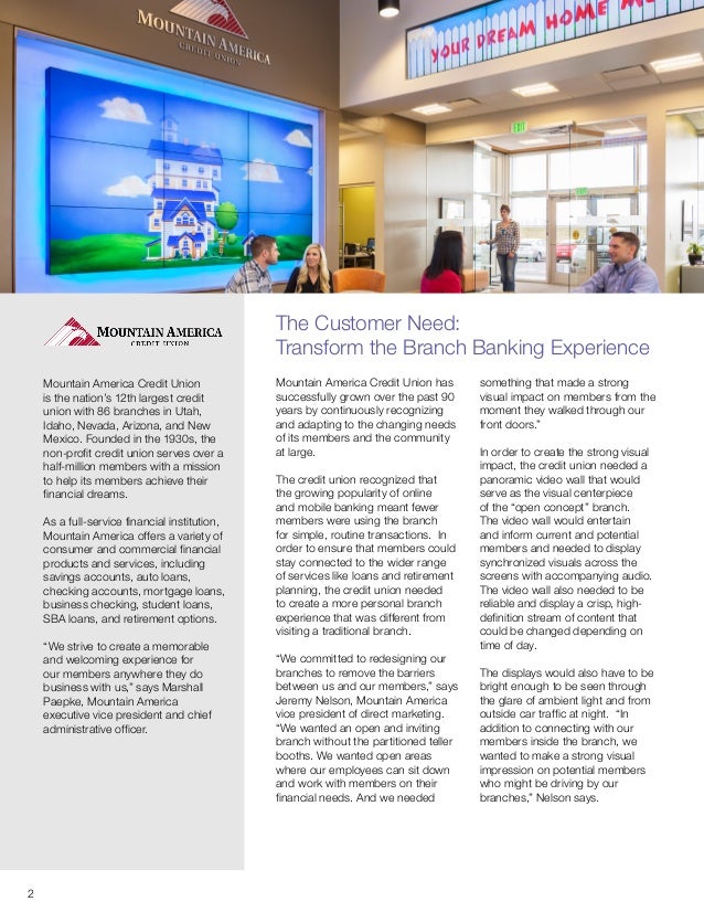 mountain america credit union transforms branch banking mountain america customer service