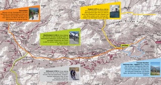 Eisjöchl 2.875 m (90 Km, 2.600 Hm)
Eine der schönsten und bekanntesten
Alpenüberquerungen führt von Naturns
durch das Pfossental bis nach Pfelders und
über Meran wieder zurück. Achtung Murr
meltiere und Steinböcke queren den Weg!

Genussbiken
Bequem mit der Vinschgerbahn und dem
Bikeshuttle zum Reschenpass und dann auf
über 80 km Genuss-Bike-Strecke zurück
nach Naturns, bis Meran oder Bozen. Ein
Bike-Erlebnis für die ganze Familie.

Madritschjoch 3.146 m (73 Km, 2.500 Hm)
Der höchste Transalp Übergang mitten im
Nationalpark Stilfserjoch und der Anblick der
gewaltigen Bergkulisse des Ortlers
(3.905 m) können einem schon mal kurz
den Atem rauben.

MERAN
NATURNS

Stilfserjoch 2769 m (71 Km, 1920 Hm)
Von Ende Juni bis in den Oktober hinein
mit dem Rennrad befahrbares „Kultjoch“,
höchster befahrbarer Pass mit den
berühmten 48 Kehren,
www.stilfserjochwette.com

Transalp Klassiker:
Naturnser Alm – Vigiljoch (40 km, 1.500 Hm)
Die 16 herrlich ansteigenden Bike-Kilometer werden nach 1.500 Höhenmetern
mit einem faszinierenden Rundblick auf
den Naturpark Texelgruppe, die Ötztaler
Alpen, die Dolomiten und das Ortlergebiet
belohnt...

 