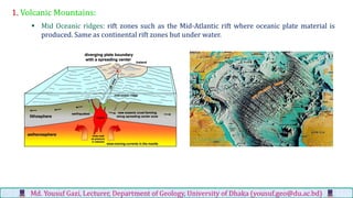 Mountain building & volcanism md. yousuf gazi | PDF