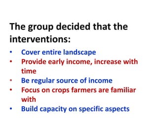 Climate Smart Agricultural Practices for Food Security in the Mountain Areas of Eastern Himalayas