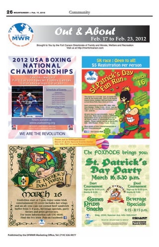 26 MOUNTAINEER — Feb. 17, 2012
 