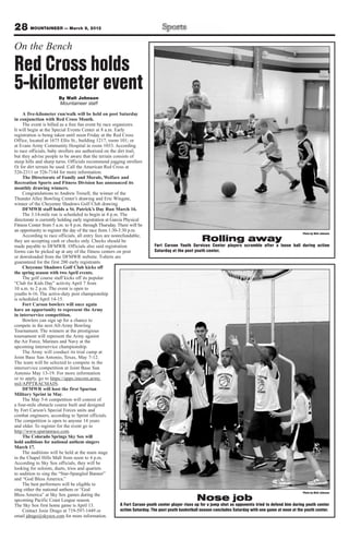 22 MOUNTAINEER — March 9, 2012
 