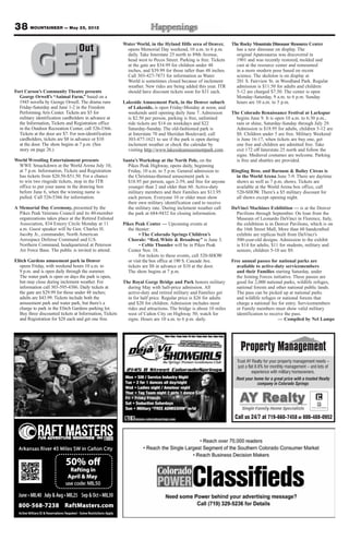 May 25, 2012 — MOUNTAINEER               23

Tips help reduce daily stress level
          Commentary by                                      mind work in tandem, so one impacts          is required on your part to do something.   disturbing movies and television shows,
       Capt. Guy Mahoney                                     the other. While stress reactions are        Think of a boxer responding to a start      certain music, disturbing reading
     U.S. Public Health Service,                             often normal responses to what life          bell only to find there is no opponent      materials and graphic video games
          Behavioral Health                                  brings to us, we often acquire more          there. It can increase blood pressure and   may provoke a reaction. They may be
                                                             than our daily share and we can easily       release stress hormones. By minimizing      entertaining but, if these media forms
     Stress can come to us externally                        become overwhelmed in our fast-paced,        use of stimulants such as caffeine,         are overstimulating you, they too can
through our senses. It can also                              demanding world.                             cigarettes and even spicy foods, some       mimic real event stress reactions in your
originate internally through our                                  Many people are surprised when          people can reduce their stress loads.           body. Another consequence is their
thoughts and memories as we dwell                            they realize that they may be uninten-       Stimulants create an arousal state                possible impact on sleep. Reducing
on certain experiences or images.                            tionally piling stressors on themselves.     in your body that your mind can                   these forms of stimulation in the
     Either of these influences can result                   Our behaviors play a role. Using             interpret as stress. Consider                     evening should be considered if
in a stress reaction, when stress causes                     stimulants, our physical fitness level,      moderation or abstinence if                        you are having sleep difficulties.
a physical or psychological response.                        where we go, who we talk with and            these are troublesome for you.                         The best thing you can do is
     Our reaction to stress-producing                        what we choose to dwell on during the             Now consider what people                     take an inventory of your behaviors
thoughts can be measured by increased                        day can all contribute to our stress load.   take into their eyes, ears and                    and see if any of these activities are
heart rate, faster breathing and higher                           The overuse of stimulants in our        thoughts during the day. We may                  impacting you. If they are, modify
blood pressure. It is important to                           diets can mimic a bodily stress reaction     very well be elevating our stress              or eliminate them and your stress
understand that your body and your                           and fool your mind into believing action     levels artificially. Violent or               level may be noticeably reduced.




 HUGE MEMORIAL DAY SALE
        MAY 25TH THRU MAY 28TH




            CONSOLE GIVEAWAYS


  Must be 18 years of age, pick up your free ticket the day of the drawing.
                Drawing promptly at 9:00 p.m. each night




   www.entertainmart.com
 