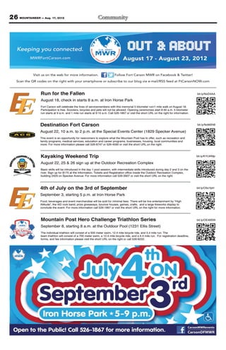 26 MOUNTAINEER — Aug. 17, 2012
 