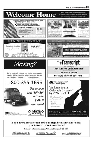 Sept. 14, 2012 — MOUNTAINEER   45
 