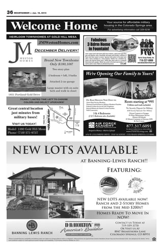 36 MOUNTAINEER — Jan. 18, 2013
 