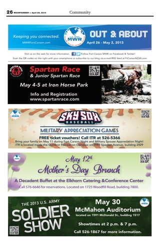 26 MOUNTAINEER — April 26, 2013
 