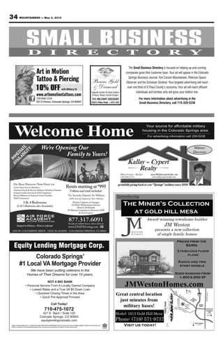 34 MOUNTAINEER — May 3, 2013
 