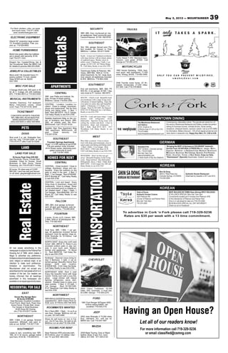 39May 3, 2013 — MOUNTAINEER
 