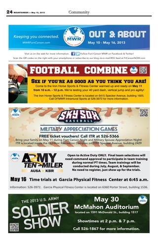 24 MOUNTAINEER — May 10, 2013
 
