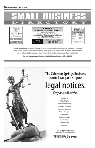 34 MOUNTAINEER — May 10, 2013
 