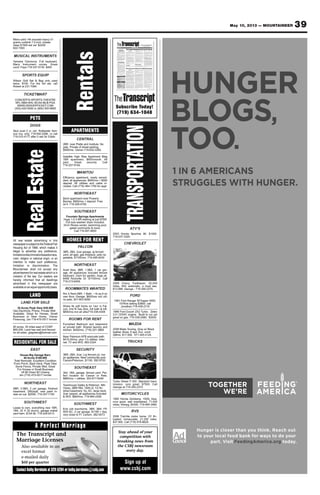 39May 10, 2013 — MOUNTAINEER
 