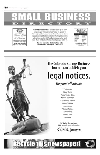 38 MOUNTAINEER — May 24, 2013
 