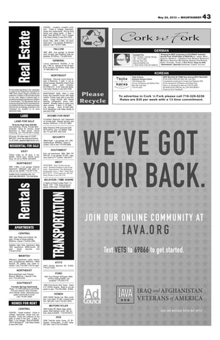 43May 24, 2013 — MOUNTAINEER
 