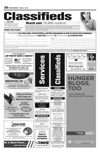 38 MOUNTAINEER — May 31, 2013
 