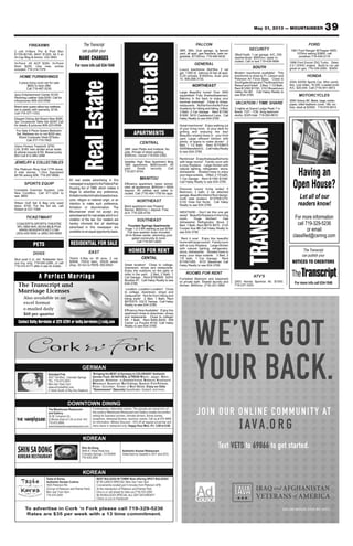 39May 31, 2013 — MOUNTAINEER
 