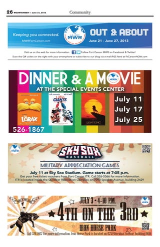 26 MOUNTAINEER — June 21, 2013
 